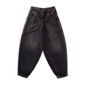 Jeansy Telfar Baggy Denim Czarne | PLYU3414