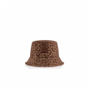 Kapelusze Wiadro Telfar Bucket Hats Jacquard Brązowe | PLHK3637