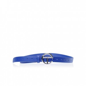 Paski Telfar Belts Logo E Srebrne | PLAP3642