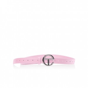 Paski Telfar Belts Logo L Srebrne | PLRW3649