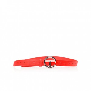 Paski Telfar Belts Logo Q Srebrne | PLNB3654