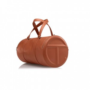 Torba Duffle Telfar Large Brązowe | PLNB3181