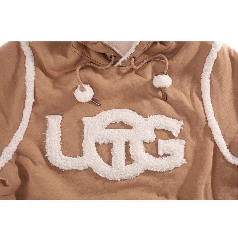 Bluza z Kapturem Telfar x UGG Brązowe | PLRW3468