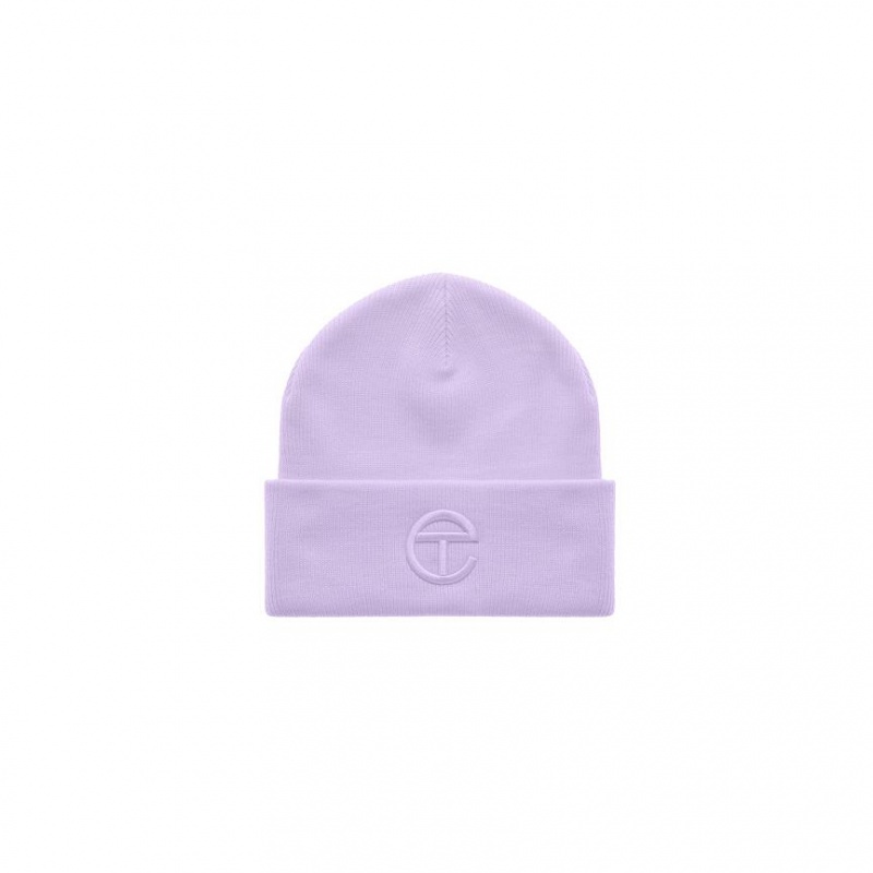 Czapka Telfar Beanie Embroidered A Lawenda | PLRW3676