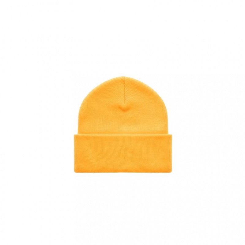 Czapka Telfar Beanie Embroidered E Żółte | PLMA3680