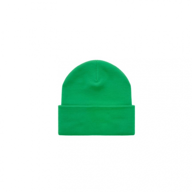 Czapka Telfar Beanie Embroidered F Zielone | PLNB3681