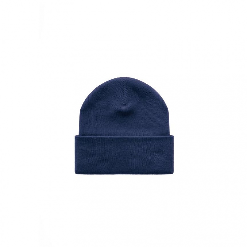 Czapka Telfar Beanie Embroidered H Granatowe | PLGL3683