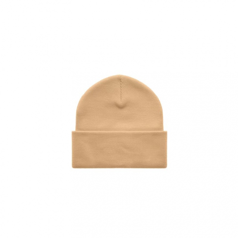 Czapka Telfar Beanie Embroidered I Kremowe | PLFM3684