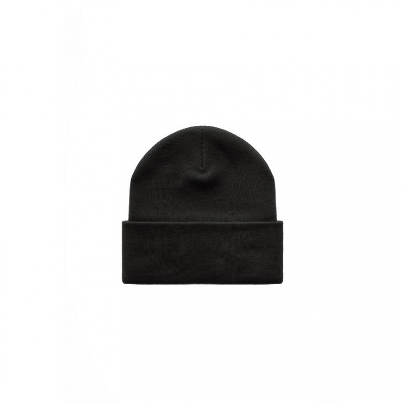 Czapka Telfar Beanie Embroidered K Czarne Czarne | PLSO3686