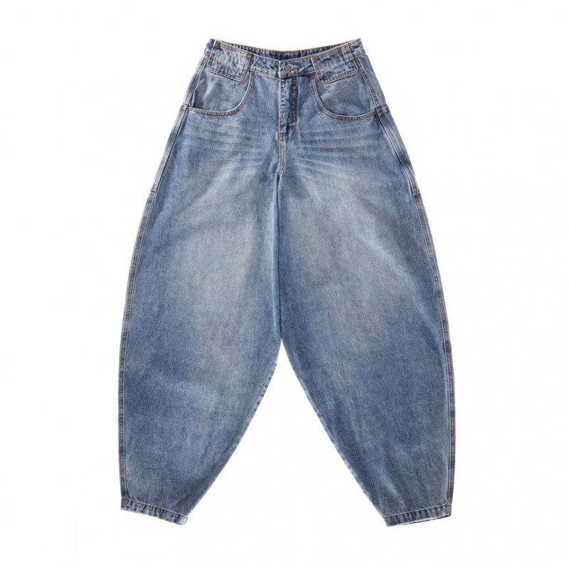 Jeansy Telfar Baggy Denim Niebieskie | PLTV3415