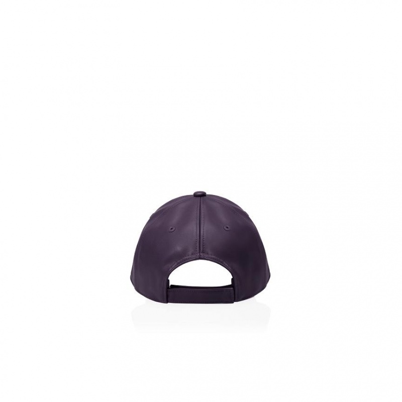 Kapelusz Telfar Hats Logo Embossed J Fioletowe | PLGL3586