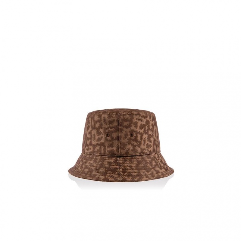 Kapelusze Wiadro Telfar Bucket Hats Jacquard Brązowe | PLHK3637