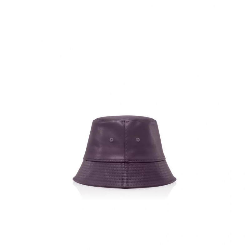 Kapelusze Wiadro Telfar Bucket Hats Logo I Fioletowe | PLRW3624