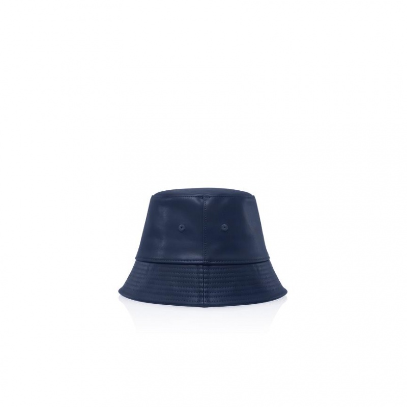 Kapelusze Wiadro Telfar Bucket Hats Logo J Granatowe | PLEX3625