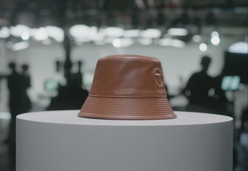 Kapelusze Wiadro Telfar Bucket Hats Logo R Brązowe | PLDN3633