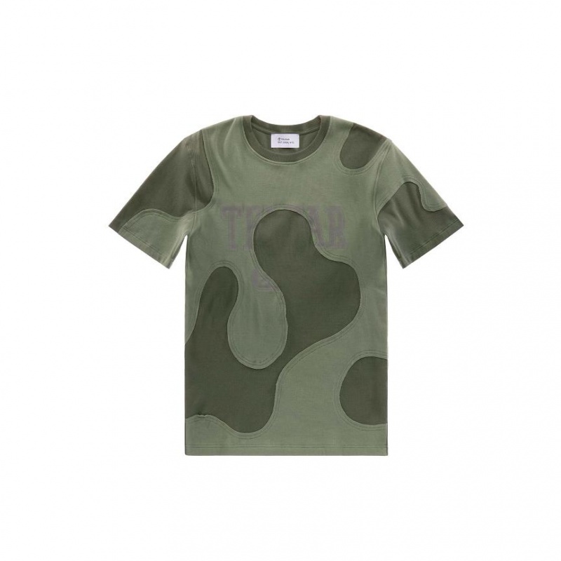 Koszulki Telfar Camo Oliwkowe | PLDN3283