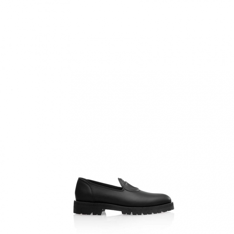 Loafersy Telfar Logo Czarne | PLRW3008