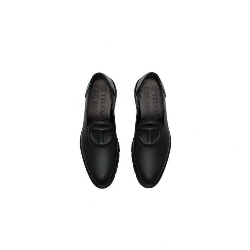 Loafersy Telfar Logo Czarne | PLRW3008