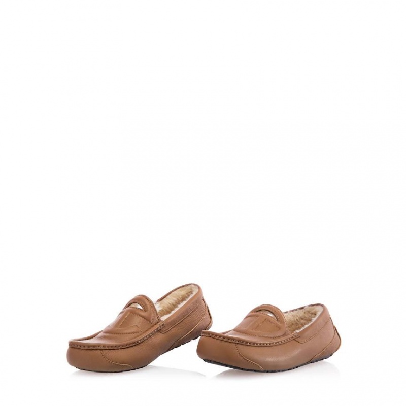 Loafersy Telfar x UGG Brązowe | PLQZ3011