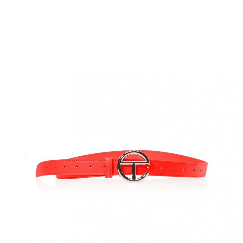 Paski Telfar Belts Logo Q Srebrne | PLNB3654