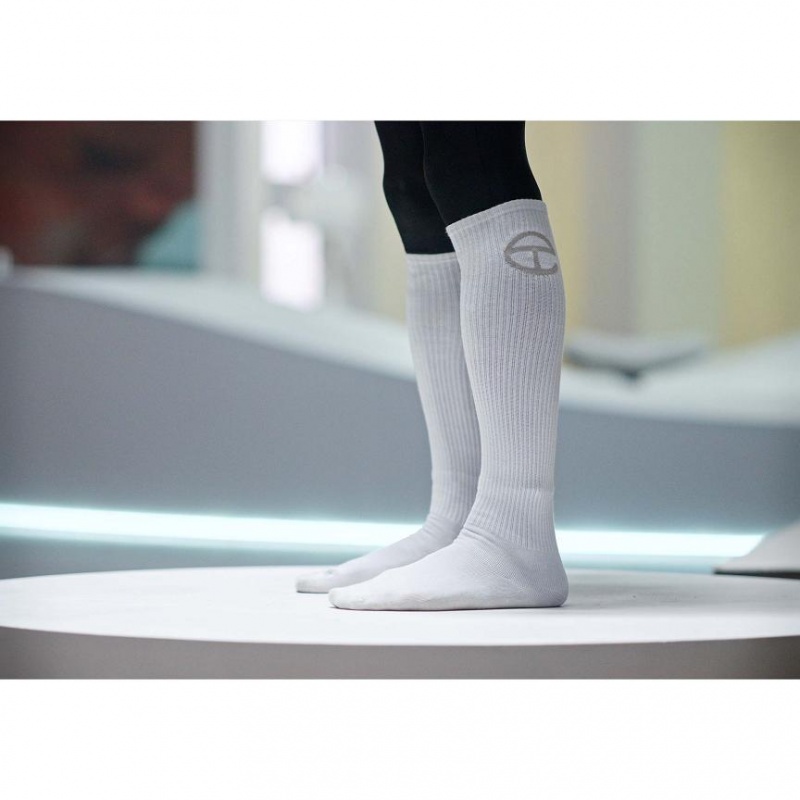 Skarpetki Telfar Socks Logo Białe | PLHK3559