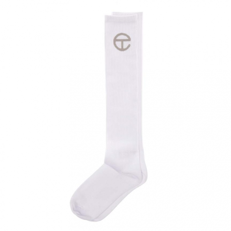 Skarpetki Telfar Socks Logo Białe | PLHK3559