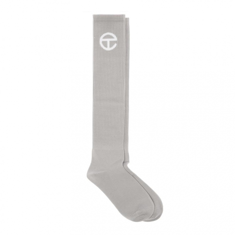 Skarpetki Telfar Socks Logo Szare | PLHK3560