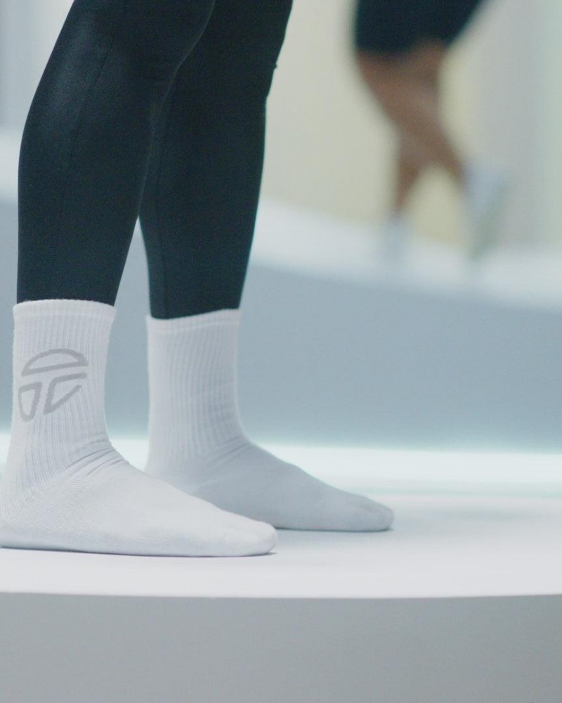 Skarpetki Telfar Socks Sportowe Logo H Fioletowe | PLQZ3548