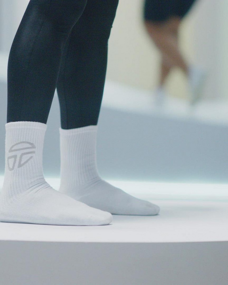 Skarpetki Telfar Socks Sportowe Logo M Białe | PLCE3553