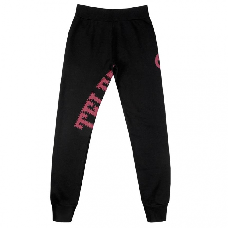 Spodnie Dresowe Telfar Sweatpants Logo Czarne | PLGL3334