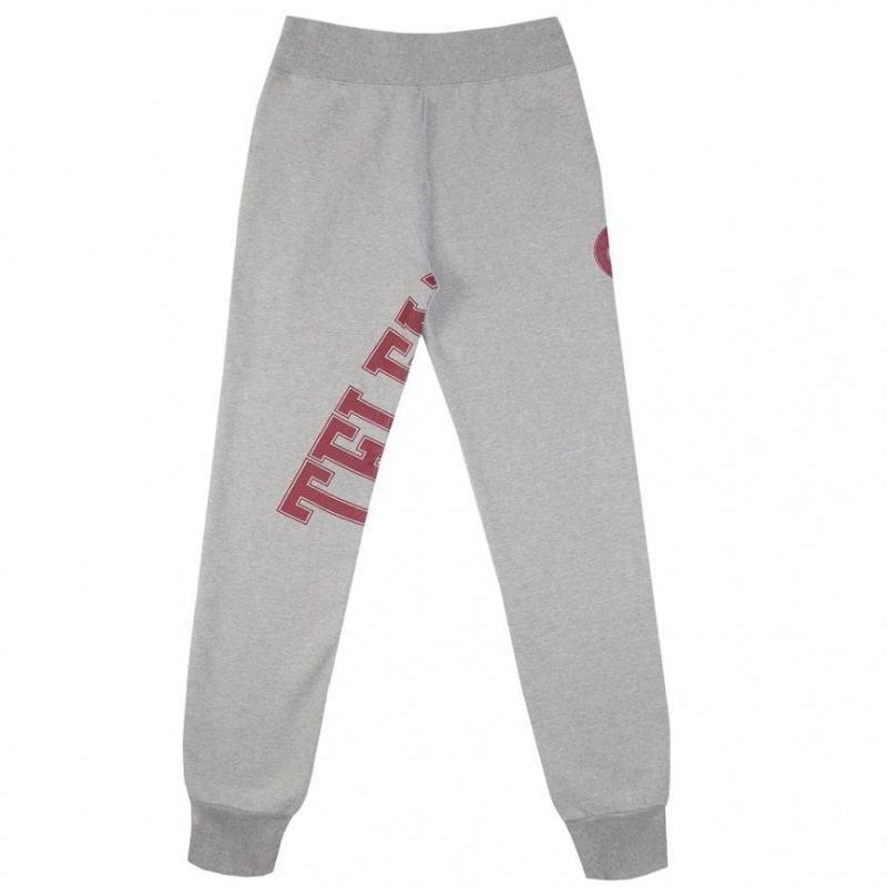 Spodnie Dresowe Telfar Sweatpants Logo Szare | PLHK3333