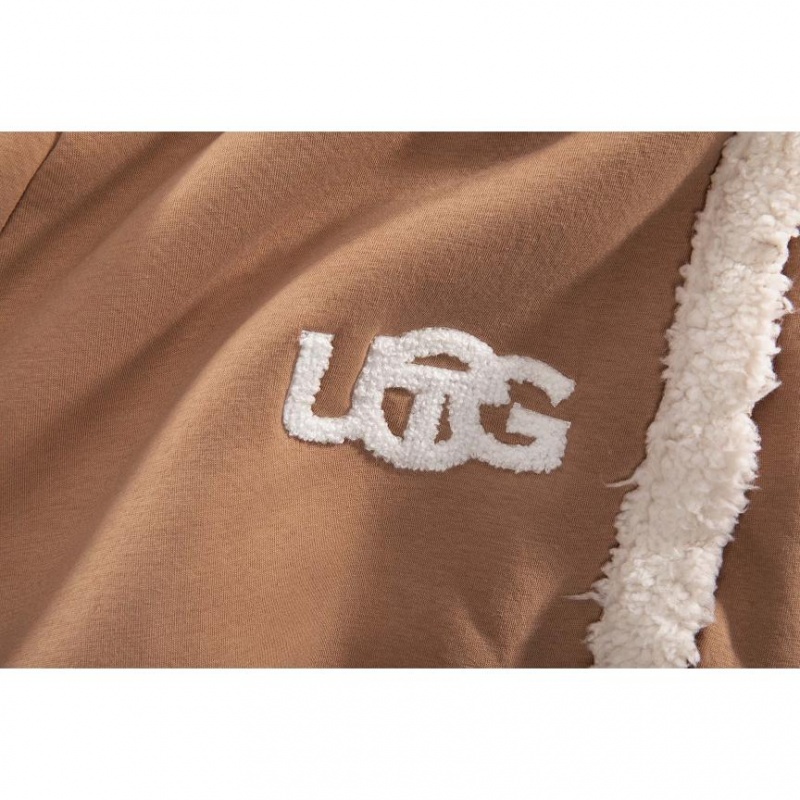 Spodnie Dresowe Telfar x UGG Brązowe | PLWY3320